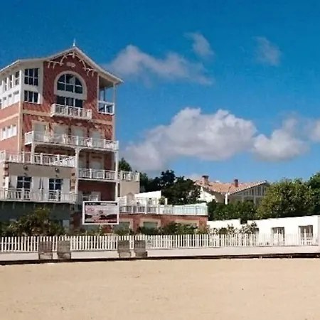 Arcareve - Grand Studio De Standing Avec Terrasse, Jardin Et Acces Direct A La Plage Arcachon Exterior photo
