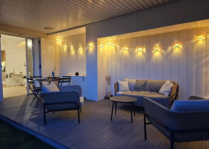 Arcareve - Grand Studio De Standing Avec Terrasse, Jardin Et Acces Direct A La Plage