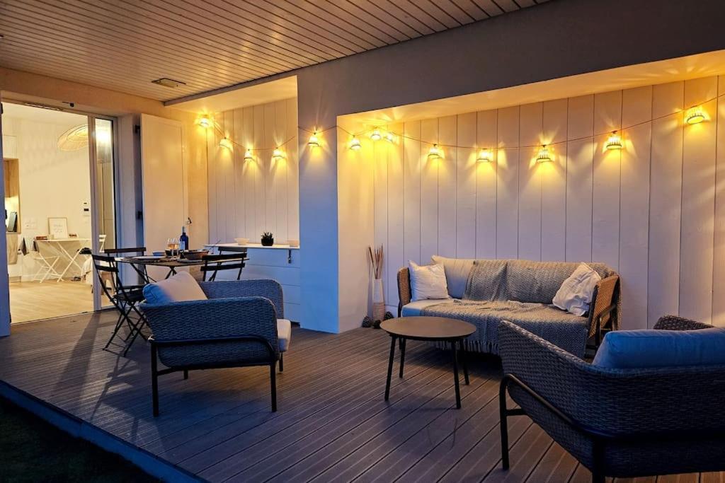 Apartment Arcareve - Grand De Standing Avec Terrasse, Jardin Et Acces Direct A La Arcachon