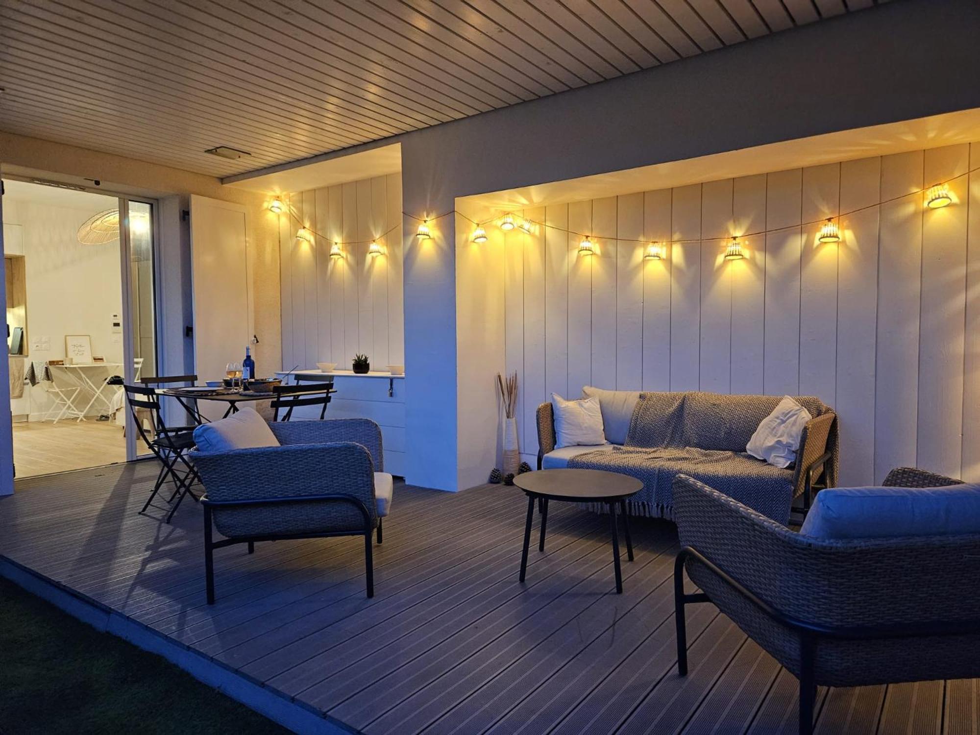 Apartment Arcareve - Grand De Standing Avec Terrasse, Jardin Et Acces Direct A La Arcachon
